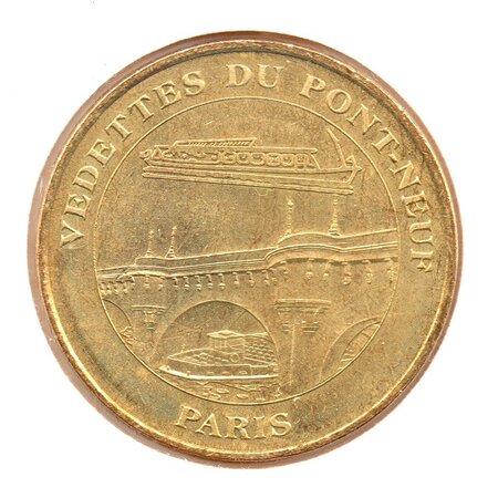 Mini médaille monnaie de paris 2008 - vedettes du pont-neuf