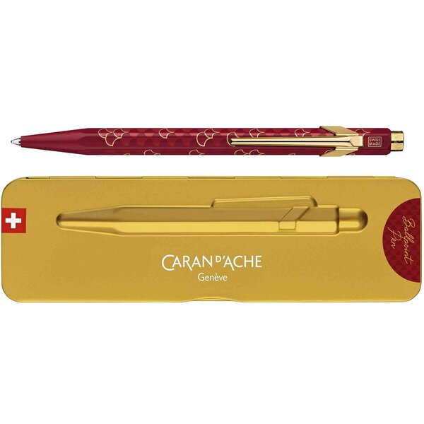 Stylo à bille 849 Dragon  bordeaux CARAN D'ACHE