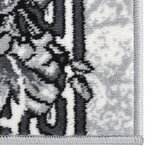 vidaXL Tapis BCF Gris 100x200 cm