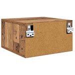 vidaXL Cabinet de chevet Bois ancien 35 x 35 x 20 cm Bois d'ingénierie