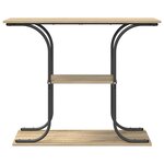 vidaXL Table console Chêne sonoma 101 x 35 x 80.5 cm Bois d'ingénierie