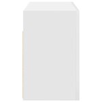 vidaXL Armoire murale de bain blanc 60x25x40 cm bois d'ingénierie