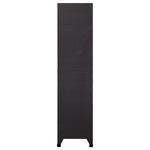 vidaXL Armoire à casiers Anthracite et blanc 90x45x180 cm Acier
