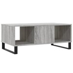 vidaXL Table basse Sonoma gris 90x50x36 5 cm Bois d'ingénierie