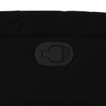 vidaXL Fauteuil inclinable Noir Similicuir