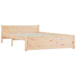 vidaXL Cadre de lit sans matelas avec tiroirs 120x200 cm