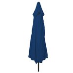 vidaXL Parasol de jardin 395 cm x 245 cm bleu azur de