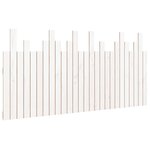 vidaXL Tête de lit murale Blanc 166x3x80 cm Bois massif de pin
