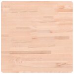 vidaXL Étagère de vasque murale acier et bois massif de hêtre