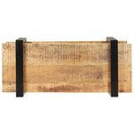 vidaXL Meuble TV 90x40x40 cm Bois de manguier brut