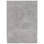 vidaXL Meuble TV Gris béton 102x37 5x52 5 cm Bois d'ingénierie