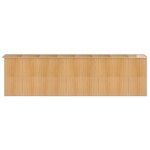 Vidaxl abri de jardin marron clair 192x689x223 cm acier galvanisé