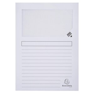 Paquet De 10 Chemises À Fenetre Forever - 22x31cm - Couleurs Assorties - X 10 - Exacompta
