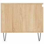vidaXL Table basse Chêne sonoma 100x50x45 cm Bois d'ingénierie