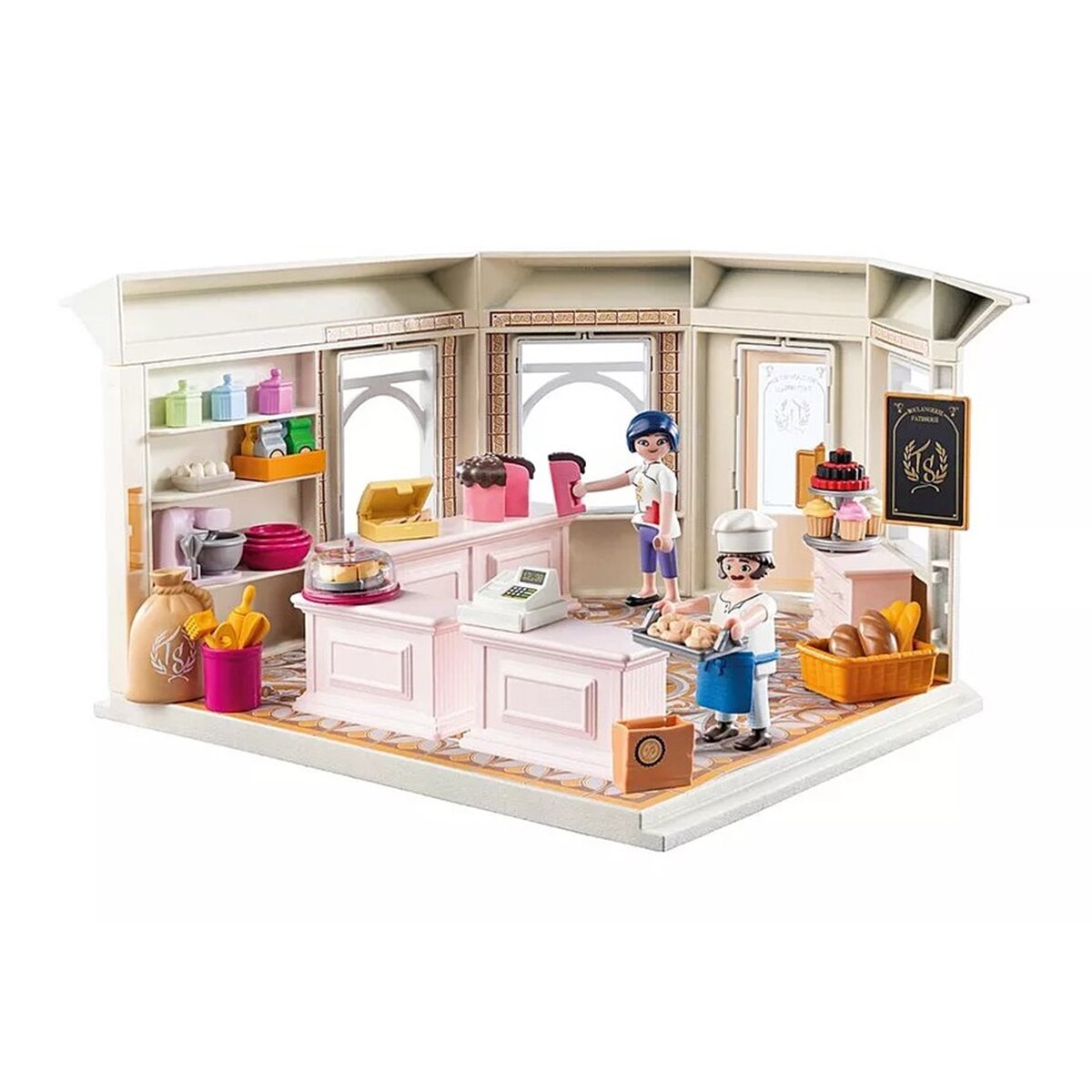 PLAYMOBIL Miraculous – Boulangerie Française – Set Avec 2 Figurines, 30+ Accessoires – Jeu De Rôle, Café, Pâtisserie – Dès 4 Ans