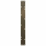 vidaXL Pieds de table à manger en forme de V 3 pièces Acier naturel 80 x (72-73 3) cm Acier