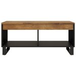 vidaXL Table basse 90x50x40 cm bois de manguier massif