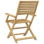 vidaXL Chaises pliables de jardin lot de 2 bois massif d'acacia