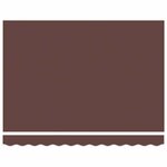 vidaXL Auvent Rétractable Marron 350 x 250 cm Polyester et métal