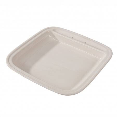 Bac alimentaire porcelaine carré pour chafing dish inox - pujadas -  - porcelaine3 5