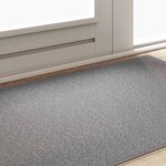 vidaXL Tapis Couloir Gris clair 100 x 150 cm 100 Polypropylène