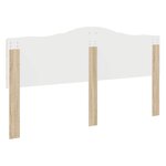 vidaXL Tête de lit Chêne Sonoma 200 cm Bois d'ingénierie
