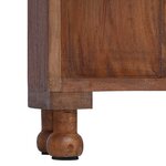 vidaXL Étagères Marron 47 x 16 x 55 cm Bois de Mahogany Massif