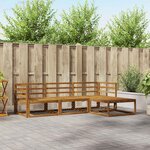 vidaXL Ensemble de canapés d'extérieur 4 pc Naturel