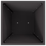vidaXL Support de Plante Noir Plastique 35 x 35 x 73 cm Jardinières