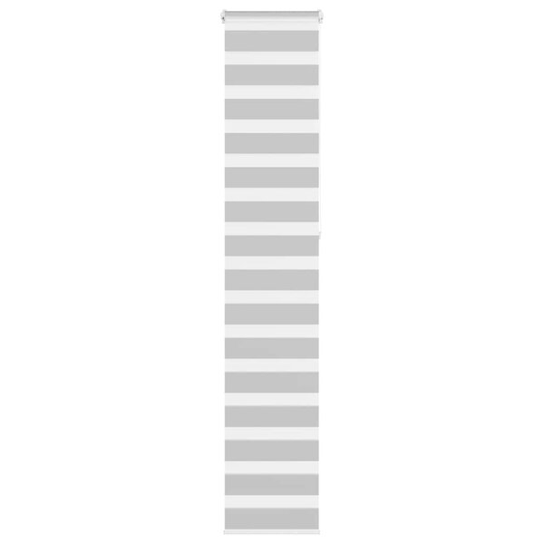 vidaXL Store zèbre gris clair largeur du tissu 35 9 cm polyester