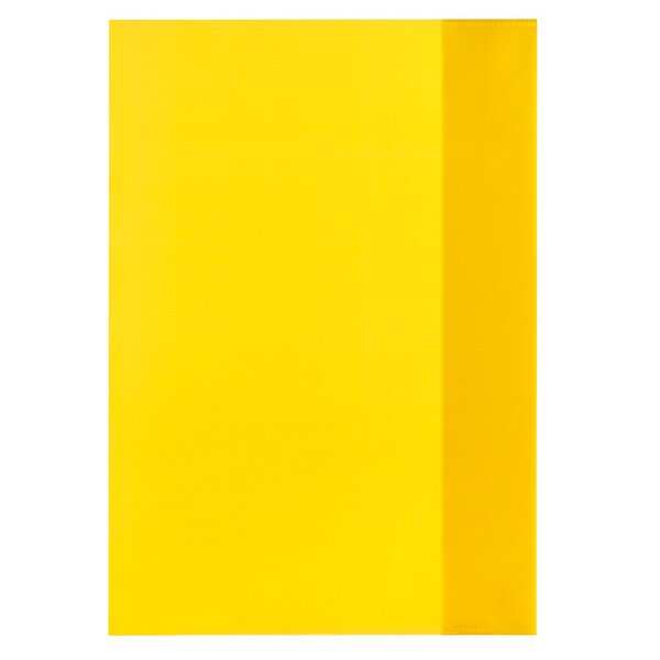 Protège-cahiers, format A4, en PP, jaune transparent HERLITZ