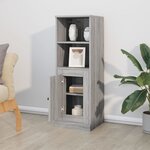 vidaXL Buffet haut sonoma gris 36x35 5x103 5 cm bois d'ingénierie