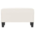 Banc banquette beige 70 x 35 x 41 cm tissu microfibre 02_0010688