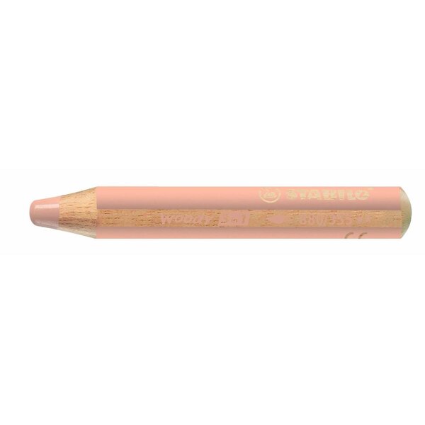 Crayon woody 3 en 1 extra large rose chair x 5 stabilo