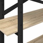 vidaXL Étagère Chêne Sonoma 100 x 33 5 x 140 cm Bois d'ingénierie