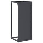 vidaXL Portant de bois chauffage anthracite 25x25x60 cm