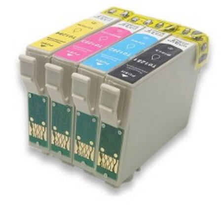 Pack de 4 cartouches compatibles pour imprimantes Epson T1285