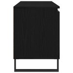 vidaXL Meuble TV Chêne noir 104 x 35 x 50 cm Bois d'ingénierie