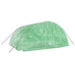 vidaXL Serre avec cadre en acier vert 20 m² 5x4x2 3 m