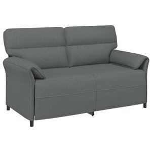 vidaXL Canapé 100 polyester cadre en métal MDF Contreplaqué
