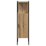 vidaXL Armoire de salle de bain chêne artisanal 33x33x120 5 cm