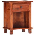 vidaXL Table de chevet 40 x 30 x 50 cm Bois d'acacia massif