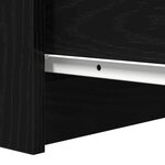 vidaXL Buffet chêne noir 37 5x35x76 cm bois d'ingénierie