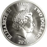 Pièce de monnaie 2 Dollars Niue 2020 1 once argent BU – Arbre de Vie