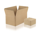 Lot de 5 cartons double cannelure 2w-39b format 350 x 220 x 200 mm