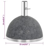 Esschert Design Pied de parasol Noir 11 5 kg S