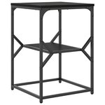 vidaXL Table d'appoint Chêne noir 41 x 40 x 60 cm
