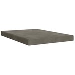 vidaXL Canapé-lit pliable 140 x 67 x 45 cm Gris clair