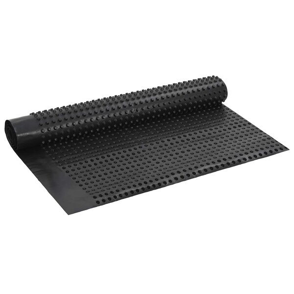 vidaXL Feuille de drainage nervurée Noir 1 x 20 m HDPE