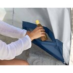 Sport-brella parasol de plage premiere xl bleu 243 cm